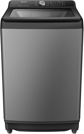 غسالة ملابس هايسنس اوتوماتيك 15 كيلو فتحه علوي استيل