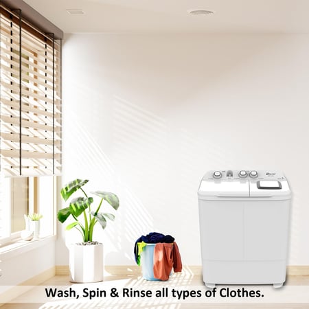 غسالة ملابس اوسكار حوضين 7 كيلو مصنع تي سي ال