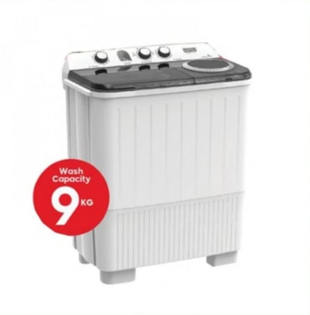 غسالة جنرال جولدي حوضين 9 كيلو GGWMTT09WB