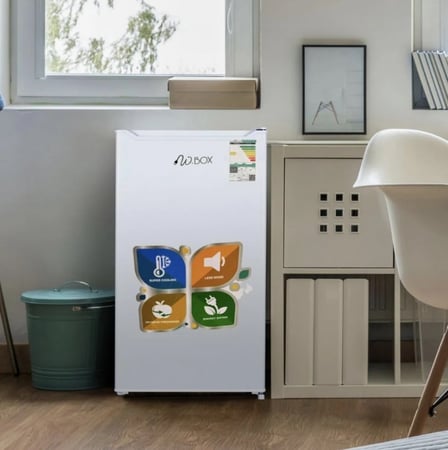 ثلاجه صغيرة دبليو بوكس باب واحد 2.9 قدم 83 لتر ابيض WBR90WH