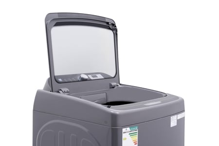 غسالة سوبر جنرال اوتوماتيك 19 كيلو فتحة علوي 16 برنامج استيل حجم كبير