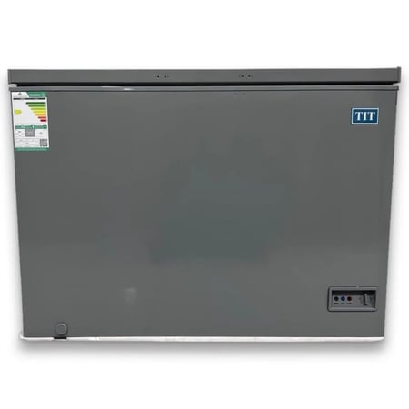 فريزر تي اي تي TIT ارضي 5 قدم 140 لتر اللون فضي سلفر