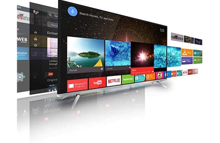 شاشة امبكس جلوريا 50 بوصة سمارت فوركية اندرويد 13