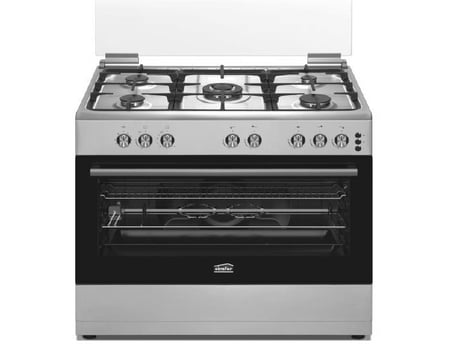 فرن غاز سيمفر تركي ستاند 5 عيون شبك ثقيل مقاس 90