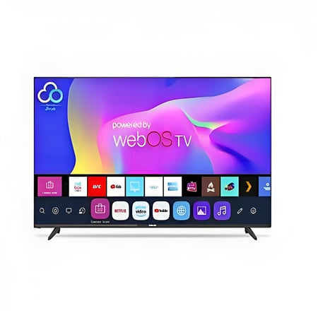 شاشة تلفزيون كي ام سي 70 بوصة ويبوس نظام الجي برسيفر داخلي سمارت فوركية