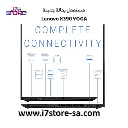 لينوفو ثينك باد - لمس يتحول تابليت مع قلم- - Lenovo X390 YOGA- Core i5 - الجيل الثامن - رام 16 جيجا - هارد 512 جيجا SSD