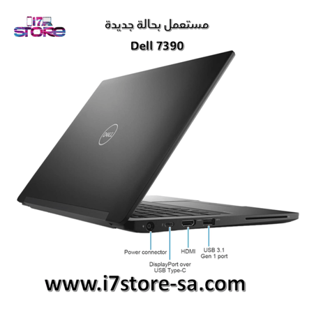 Dell 7390- معالج core i5 - الجيل الثامن -  رام 16 جيجا - هارد 512 جيجا SSD