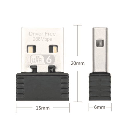محول لاسلكي واي فاي عالى السرعة MINI WIFI6 بسرعة 286 ميجا فى الثانية