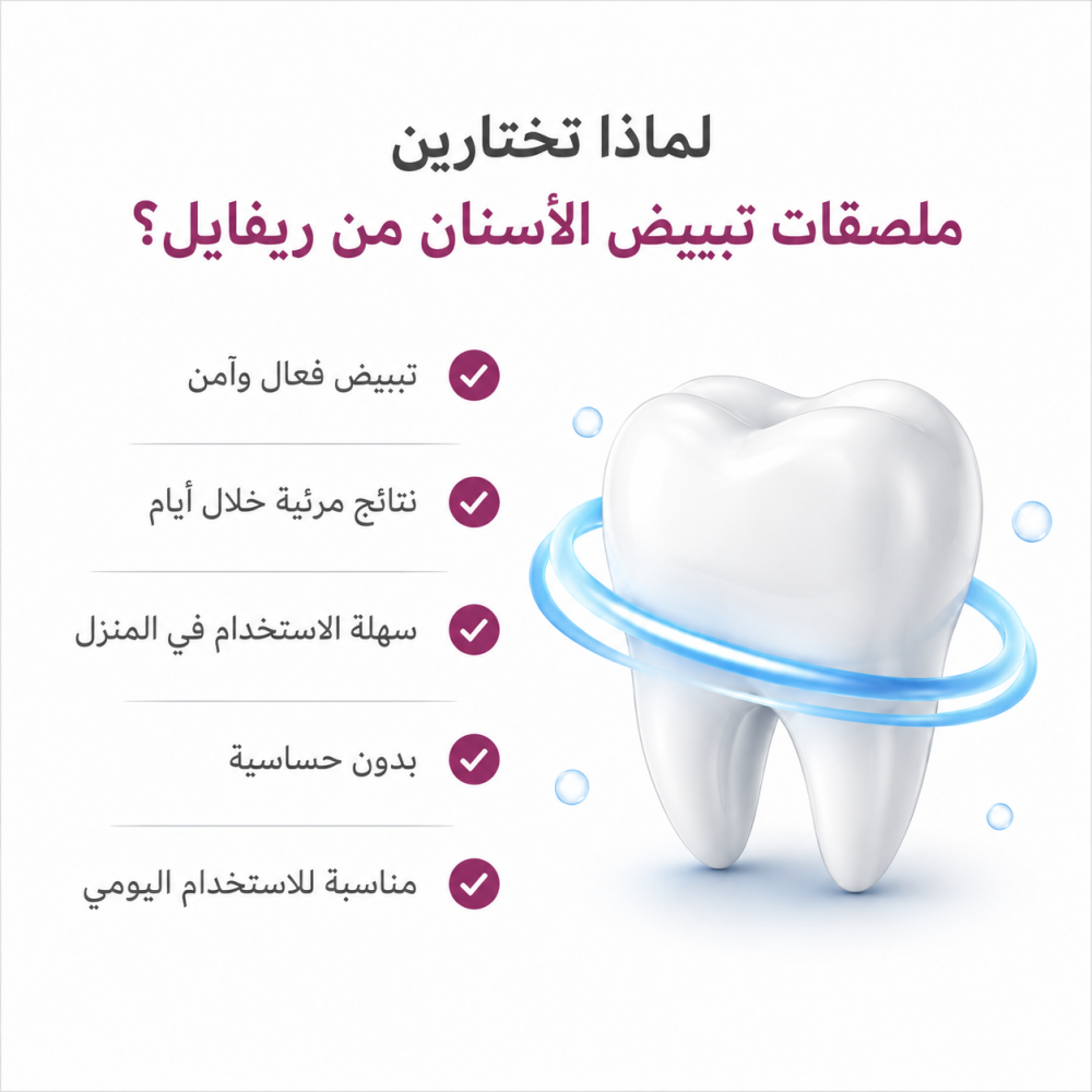 لاصق تبييض الاسنان ريفايل