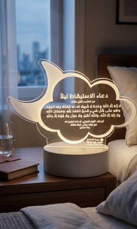 سراج المغفرة - نجفة ذكر الاستيقاظ ليلاً - هدية رمضانية أو عيدية مميزة- هدية دينية - عيدية مميزة