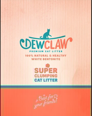 رمل DEW CLAW  سريع التكتل 10 لتر - روائح متعددة
