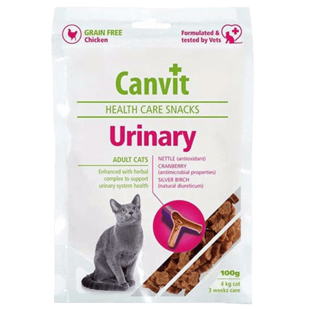كانفيت سناكس دعم صحة المسالك البولية بنكهة الدجاج للقطط, 100 جرام