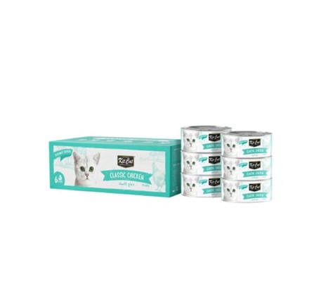 كت كات علب متعددة دجاج منزوع العظم كلاسيك