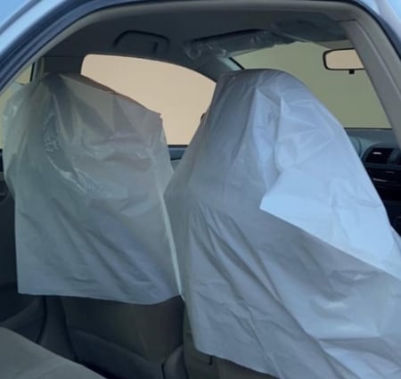 اكياس وكاله ابيض لجميع السيارات