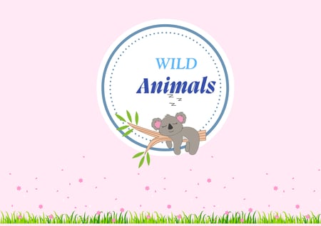 مطوية الحيوانات-English-Wild Animals