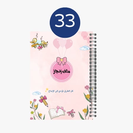 ملف إنجاز شخصيات متعددة 33-36