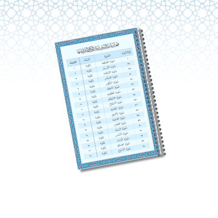 مصحف مغلف حراري ( جزء عم ) A4