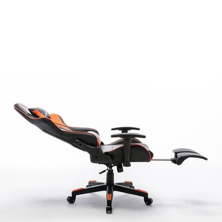 كرسي قيمز K3 لون أسود و برتقالي