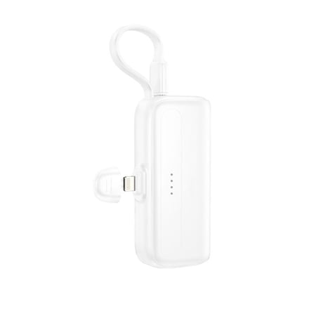 شاحن متنقل L35بسعة 5,000 ملي أمبير-أبيض