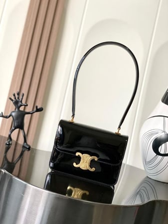 حقيبة TEEN GARANCE من جلد العجل اللامع