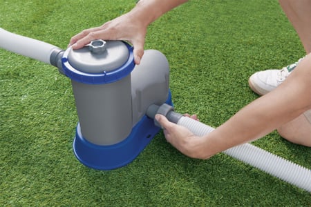 فلتر تنظيف مسبح برأسين 1500 جالون