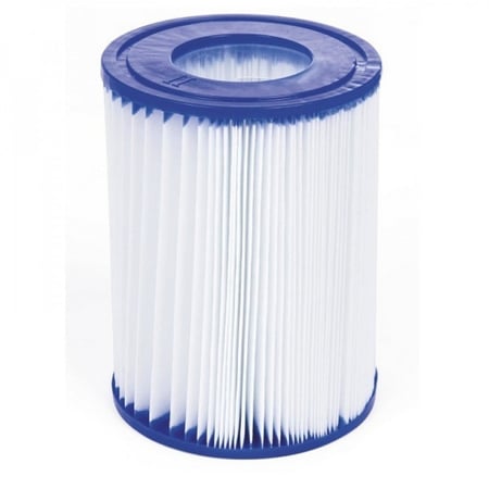 مسبح اعمدة دائري رصاصي مع فلتر وسلم وغطاء 4.57×4.57×1.22متر يتسع 13 شخص