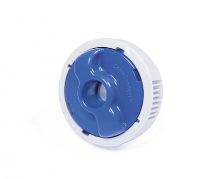 مسبح أعمدة مستطيل رصاصي مع فلتر رمل برأسين وسلم وغطاء وحافظة كلور 9.5×4.8×1.3متر يتسع 30 شخص