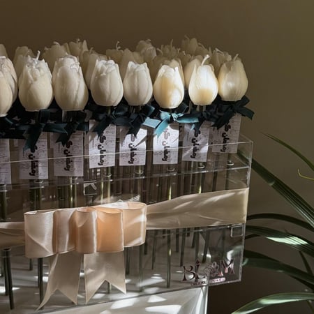 White tulips-giveaway