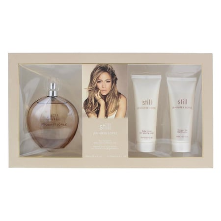 طقم عطر جينيفر لوبيز ستيل (للنساء )  او دي برفيوم 3 قطع 100 مل لوشن للجسم 75 مل + جل استحمام 75 مل