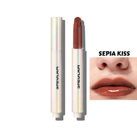 ملمع ونافخ شفاه لامع باوت بيرفيكت لون سيبيا كيس من شجلام 2 جم