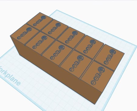 قالب شوكولاته بشعار OOLO