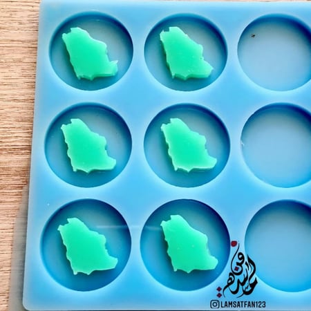 الخريطة قطع صغيرة 3 سم