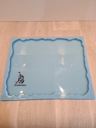 قالب مستطيل متعرج 50×40 سم