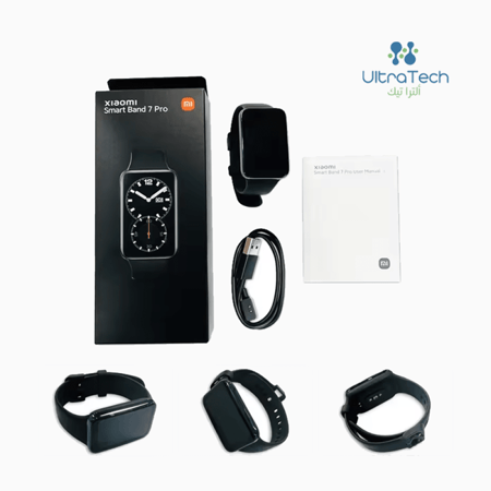 ساعة ذكية من Xiaomi Smart Band 7 Pro بشاشة AMOLED ونظام GPS