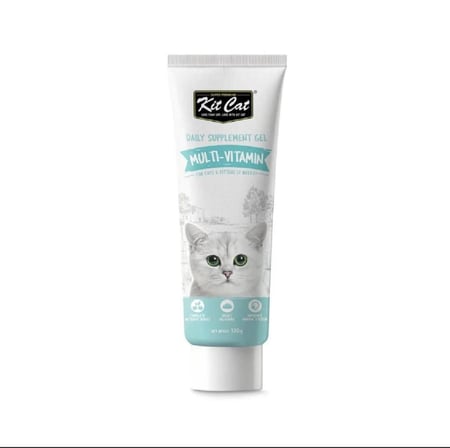 كت كات مكمل غذائي يومي متعدد الفيتامينات للقطط البالغة والصغيرة