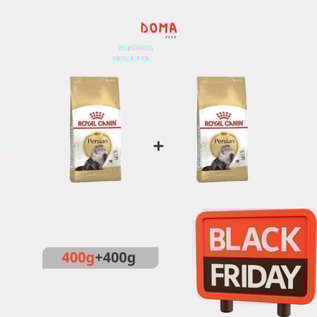 رويال كانين طعام جاف للقطط الفارسيه 400 + 400 جم