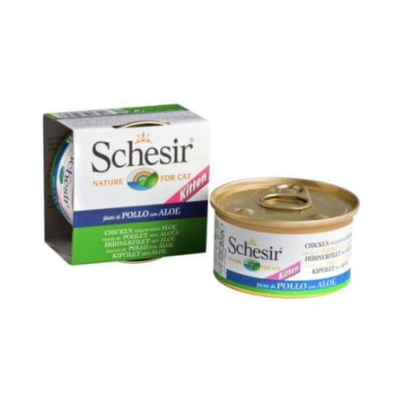 شيزر معلبات الدجاج للقطط الصغيرة 85 جم