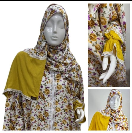 ثوب صلاه سحاب كلفه و قماش ساده
