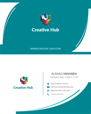 بطاقة حديثة مجردة