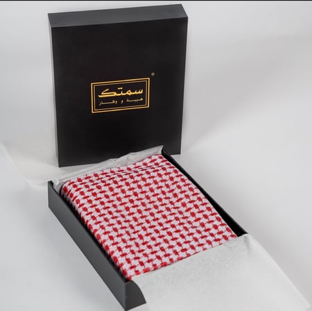 شماغ أحمر سادة