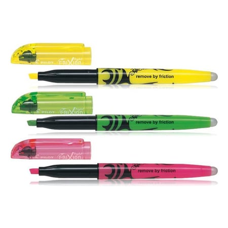 طقم أقلام تظهير 3 لون قابل للمسح- PILOT