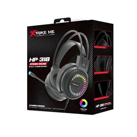 اكسترايك مي سماعة رأس للألعاب بسلك بصوت محيطي GH-318