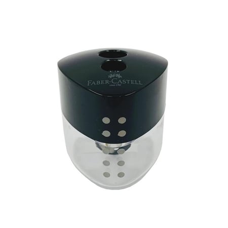 براية بلاستيكية فتحتين  -FABER CASTELL