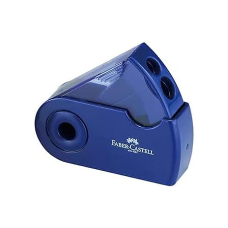 براية بلاستيكية فتحتين  -FABER CASTELL