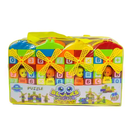 مكعبات تركيب 96 قطعة