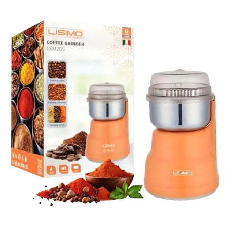 مطحنة للقهوة والتوابل بقوة 300 واط وسعة 250 جرام - LISIMO