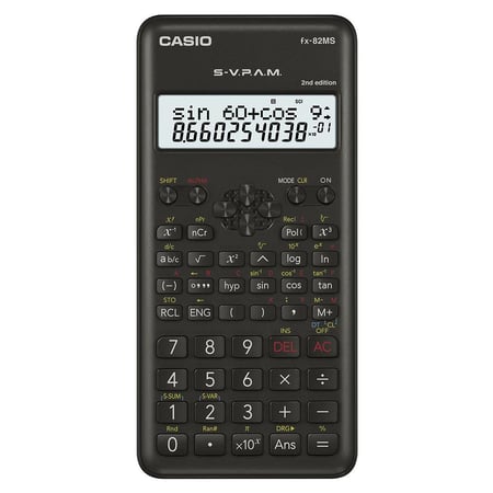 ألة حاسبة علمية أسود CASIO - FX-82MS