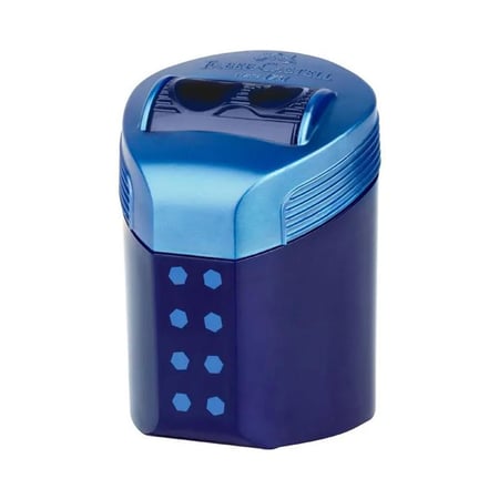 براية بلاستيكية فتحتين  -FABER CASTELL