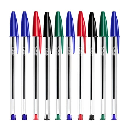 طقم أقلام جاف كريستال 10 قطع – BiC