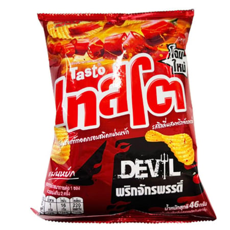 Tasto Tasto Devil Potato Chips Emperor Chili 52g